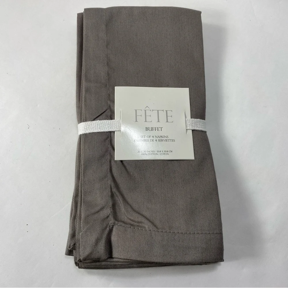 4 Fête Buffet Napkins Size 20